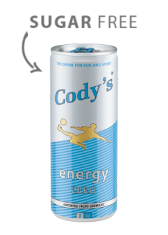 photo de la canette de cody's energy zero